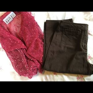 3 for $10 Brown Capris by Christopher & Banks